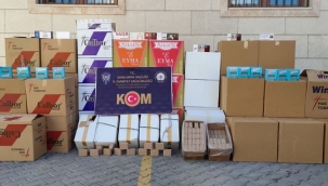 Şanlıurfa'da gümrük kaçağı sigara ele geçirildi