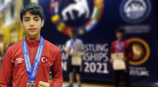 Şanlıurfalı genç güreş şampiyonasında Balkan üçüncüsü oldu