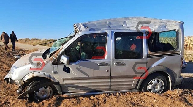 Siverekli işçileri taşıyan araç Ankara'da kaza yaptı