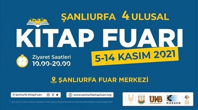 Şanlıurfa 4. Ulusal Kitap Fuarı açılıyor