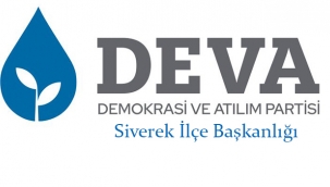 DEVA Partisi Siverek İlçe Teşkilatı: İskenderun'da üniversite var Siverek'te neden yok?