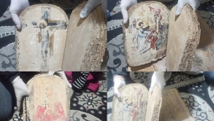 Şanlıurfa'da Bizans dönemine ait tarihi eserler ele geçirildi 