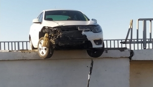 Siverek-Çermik kara yolunda ölümden kıl payı kurtuluş