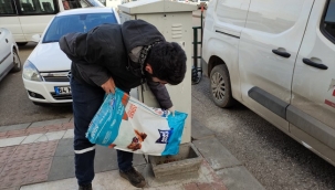 Siverek'te sokak hayvanları unutulmadı