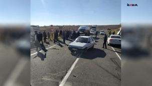 Şanlıurfa'da zincirleme trafik kazası: 4 yaralı