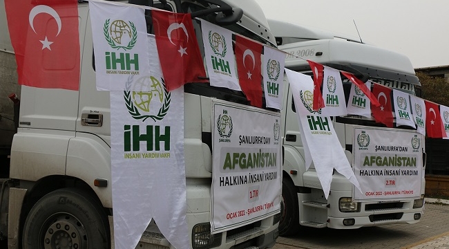 Şanlıurfa'dan Afganistan'a 2 tır insani yardım