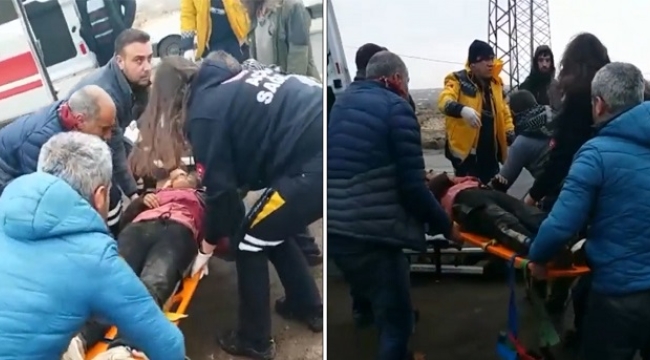 Siverek'te otomobilin çarptığı genç kız yaralandı