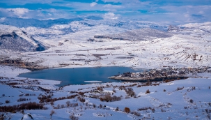 Takoran Vadisi kar ile süslenince