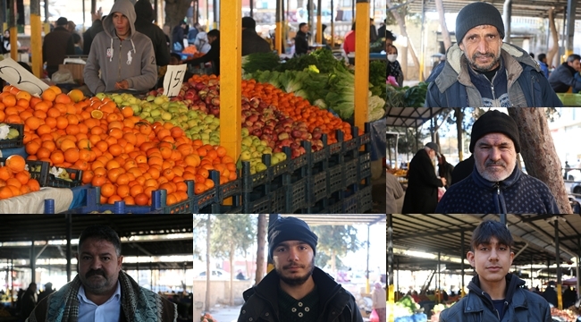 Şanlıurfa'da pazar esnafı da fiyatlardan şikayetçi