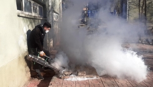 Siverek'te vektörle mücadele devam ediyor