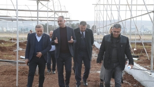 Başkan Kuş dev istihdam projesini inceledi