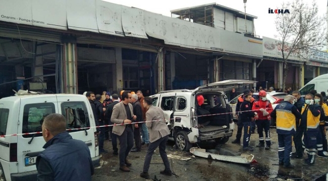 Diyarbakır'da sanayi sitesinde patlama: 5'i ağır 10 yaralı 