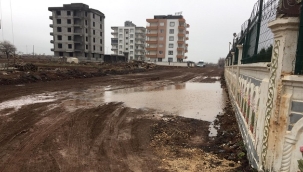 Mahalle sakinleri çamur deryasına dönen yollarının yapılmasını istiyor