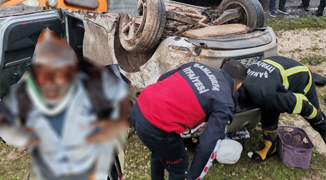 Siverek'te otomobil şarampole yuvarlandı: 9 yaralı