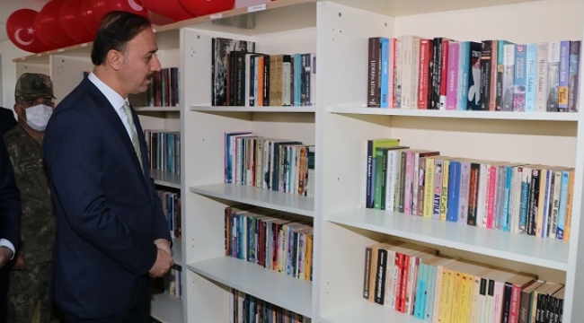 Şehid Ali Öztürk adına kütüphane açıldı