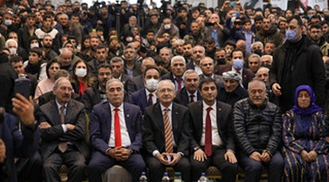 Siverek'e il sözü veren siyasiler kervanına Kılıçdaroğlu'da katıldı