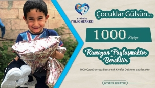Eyyübiye Belediyesi Ramazan Bayramı'nda 1000 yetimi giydirecek