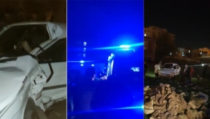 Siverek'te otomobil kamyonla çarpıştı: 3 yaralı