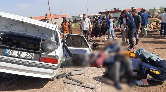Viranşehir'de feci kaza: 3'ü ağır 5 yaralı