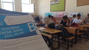 Eyyübiye Belediyesi'nin desteğiyle 7 bin öğrenci LGS denemesine katıldı