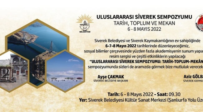 Siverek Sempozyumuna davet