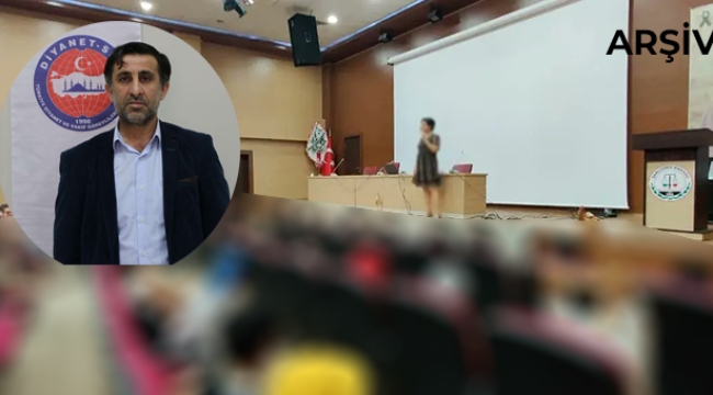 Diyanet personeline uygunsuz kıyafetlerle seminer verilmesine tepki