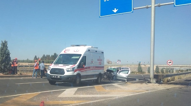 Şanlıurfa'da feci kaza: 3 ölü 1 ağır yaralı