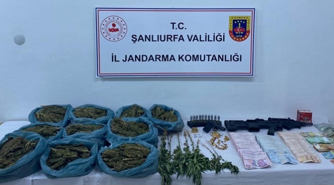 Şanlıurfa'da uyuşturucu ticareti yapanlara operasyon