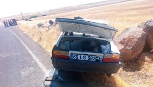 Siverek'te otomobil devrildi: 3 çocuk 7 yaralı