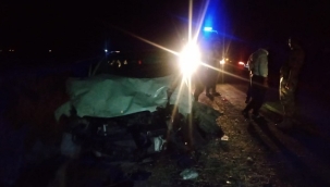 Siverek'te otomobil şarampole devrildi: 4 yaralı