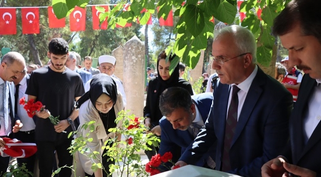 15 Temmuz şehidi Mustafa Direkli mezarı başında anıldı