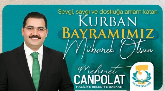 Başkan Canpolat: Bayramınız mübarek olsun