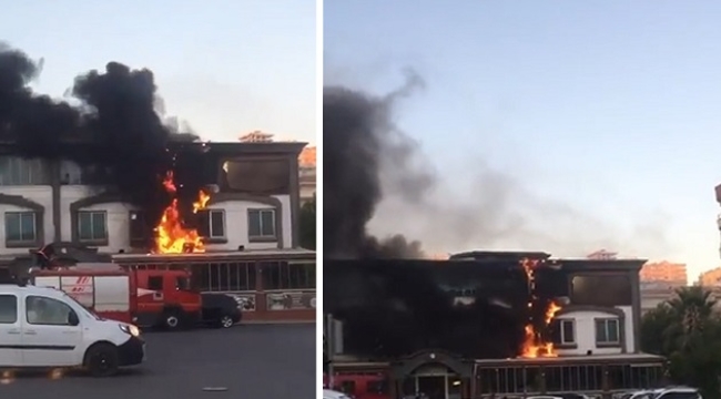 Şanlıurfa'da lokantada korkutan yangın