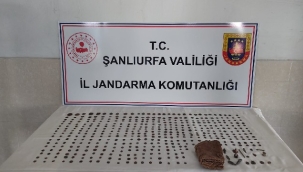 Sanliurfa'da sikke ve tarihi eser ele geçirildi