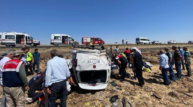 Siverek-Diyarbakır kara yolunda kaza: 1 ölü 3 yaralı