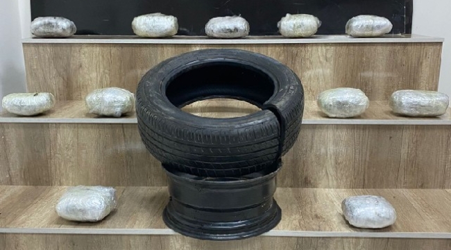 Siverek'te 6 kilogram 160 Gr esrar ele geçirildi.