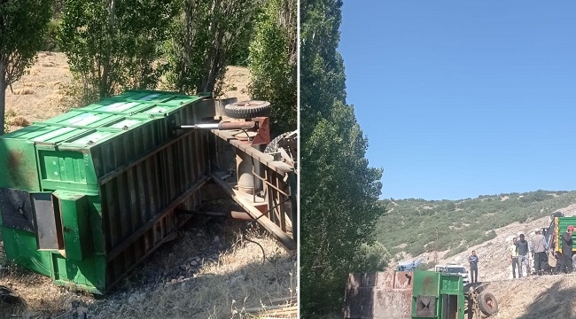 Siverekli tarım işçilerini taşıyan traktör devrildi: 4 yaralı