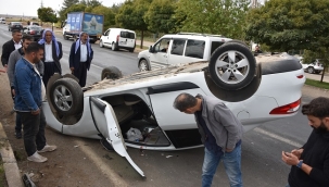 Siverek'te trafik kazası: 1 yaralı