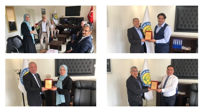 SİVİL-DER'den Doçent olan 3 akademisyene plaket