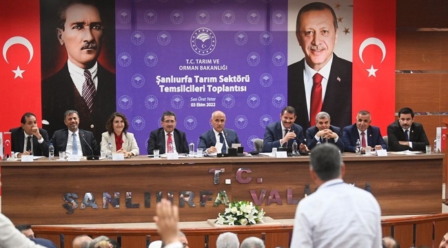 Tarım ve Orman Bakanı Kirişci'den Siverekli çiftçilere öneri