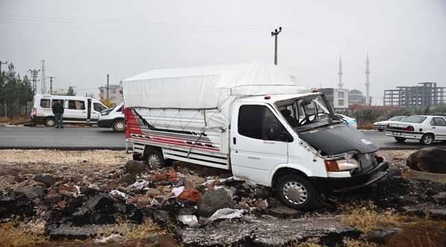 Siverek'te öğrenci servisi kamyonetle çarpıştı: 14 yaralı