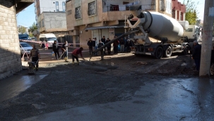 Siverek'te sokaklar yenileniyor