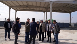 Başkan Çakmak Sıfır Atık tesislerinde incelemelerde bulundu
