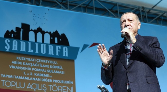 Cumhurbaşkanı Erdoğan Şanlıurfa'da 532 projenin açılışına imza attı