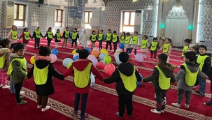 Şanlıurfa'da cami çocuk buluşması