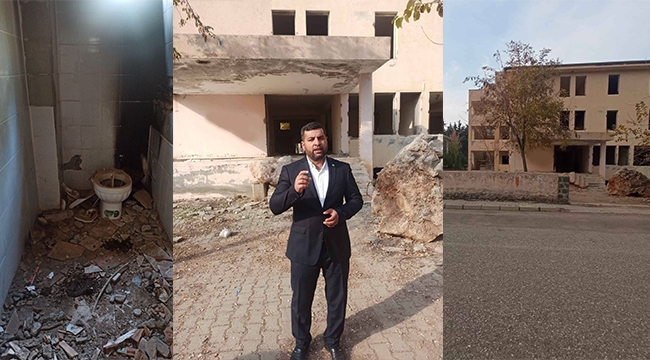 Siverek'te pansiyon binası madde bağımlılarının yuvası oldu