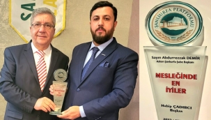 Yılın STK Başkanı Abdurrezzak Demir seçildi