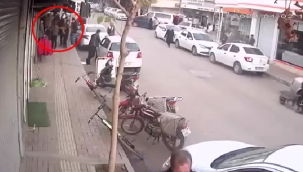 Cansız mankenden yelek hırsızlığı kameraya yansıdı