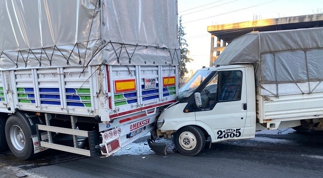 Siverek'te 4 aracın karıştığı zincirleme kaza: 1 yaralı