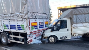 Siverek'te 4 aracın karıştığı zincirleme kaza: 1 yaralı